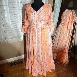 Wayward Fancies eShakti Orange dress